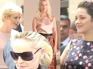 Exclu vidéo : Marion, Mélanie, Sharon, Charlene... Elles rivalisent de beauté pour le défilé Dior !