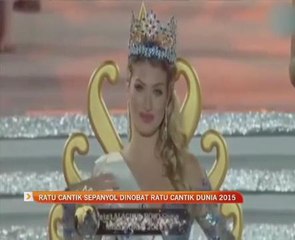 Ratu Cantik Sepanyol dinobat Ratu Cantik Dunia 2015