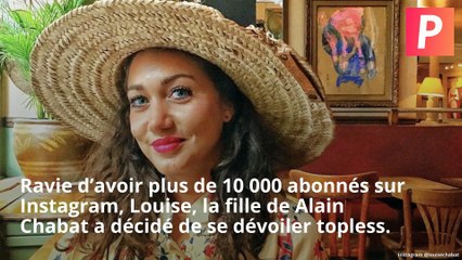 La fille d'Alain Chabat topless sur Instagram
