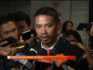 Safiq Rahim jawab kritikan