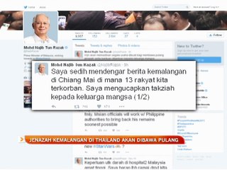 Jenazah kemalangan di Thailand akan dibawa pulang