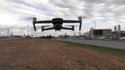 KAHRAMANMARAŞ - Drone destekli trafik denetimi yapıldı
