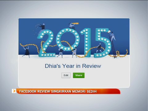 Facebook Review singkirkan memori sedih