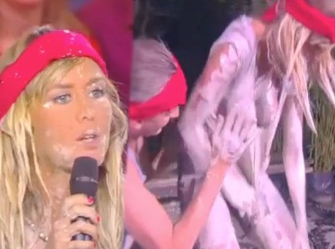 Public Zap : Enora Malagré super sexy dans l'épreuve de la boue dans Touche pas à mon poste!