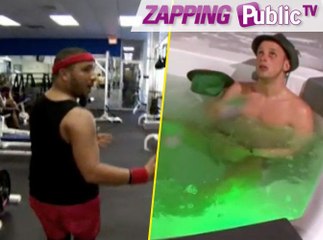 Zapping PublicTV n°32 : les Ch'tis testent le jacuzzi au ski et Kamel l'aérobic !
