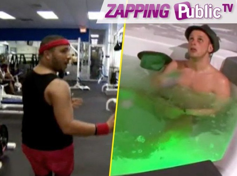 Zapping PublicTV n°32 : les Ch'tis testent le jacuzzi au ski et Kamel l'aérobic !