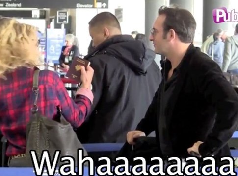 Exclu video : Jean Dujardin et Alexandra Lamy quittent les Etats-Unis !