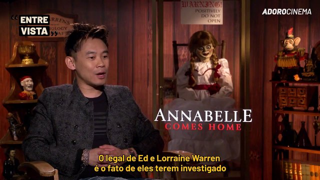 Annabelle 3 Entrevista Patrick Wilson, Vera Farmiga e produtor James Wan