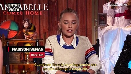 Annabelle 3 Entrevista Mckenna Grace, Katie Sarife, Madison Iseman e Gary Dauberman (Diretor)