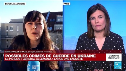 Possibles crimes de guerre en Ukraine : le parquet général allemand a lancé une enquête