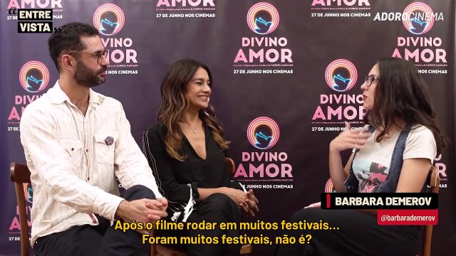 Divino Amor Entrevista Dira Paes e Gabriel Mascaro (diretor)