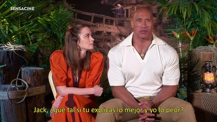 Emily Blunt, Dwayne Jhonson y Jack Withrall, Entrevistas Jungle Cruise