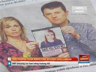 Imej suspek culik Madeleine Mccann dikeluarkan