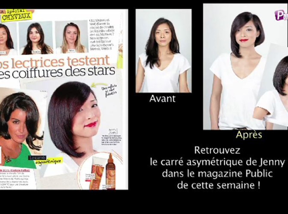 Exclu vidéo : relooking beauté : Jenny a testé le carré asymétrique de Jenifer !