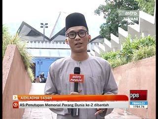 Aidiladha 1434H: Perkarangan Masjid Negara