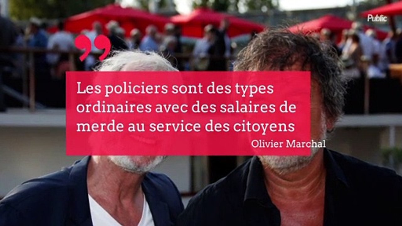 "J'aime les flics" : l'acteur Olivier Marchal apporte son soutien à la police