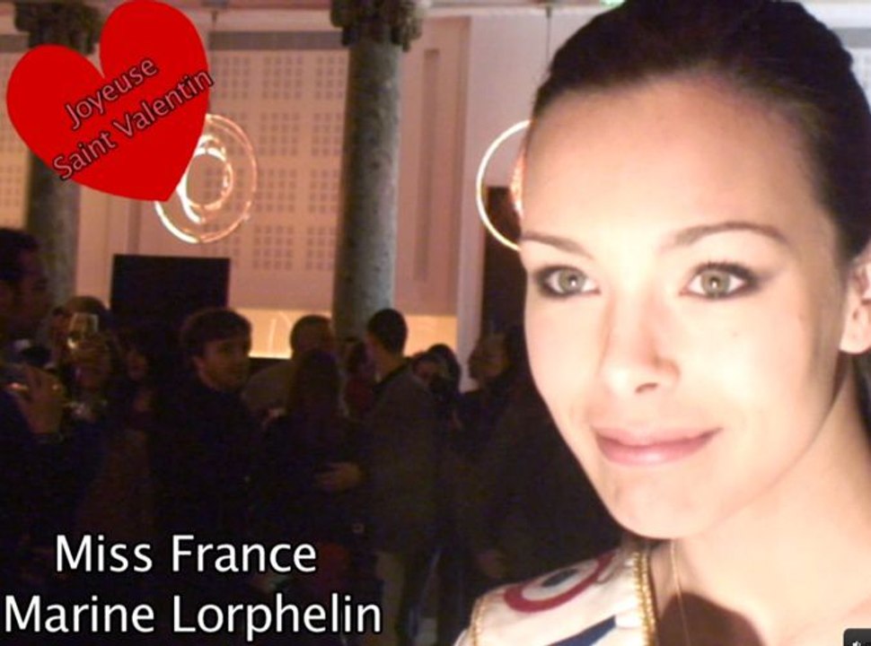 Exclu vidéo : Miss France Marine Lorphelin : "Pour la Saint Valentin je vais manger des glaces parce que je serai seule et célibataire ! "