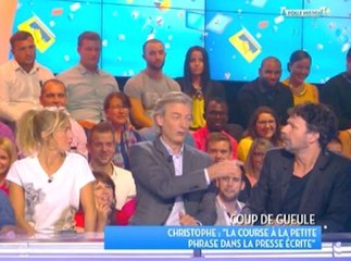 Zapping Public TV n°1003 : Gilles Verdez à Christophe Carrière (TPMP) "j'ai dit de la merde sur vous"  !