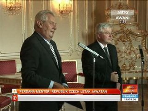 Perdana menteri Czech letak jawatan