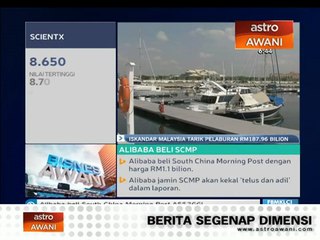 Iskandar Malaysia tarik pelaburan RM187.96 bilion