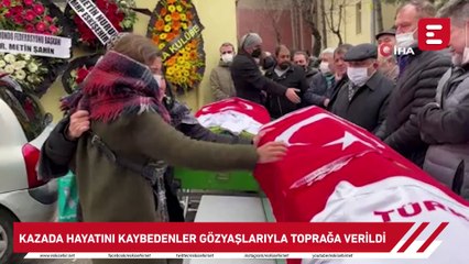 Eskişehir'de feci kazada hayatını kaybedenler gözyaşlarıyla toprağa verildi