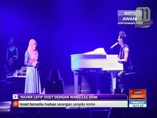 Najwa Latif duet bersama Wang Lee Hom