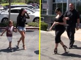 Exclu Vidéo : Kim et Kourtney Kardashian : après-midi shopping à Calabasas pour les célèbres MILF !