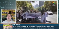 Uruguay se moviliza en reclamo de igualdad de derechos para la Mujer