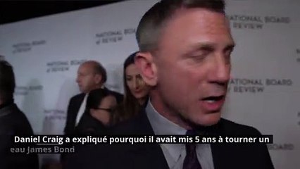 Daniel Craig a subi des crises d’angoisses à cause de James Bond