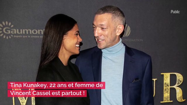 Tina Kunakey dévoile un décolleté vertigineux, Vincent Cassel est aux anges