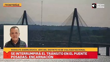 se interrumpirá el tránsito en el puente Posadas- Encarnación