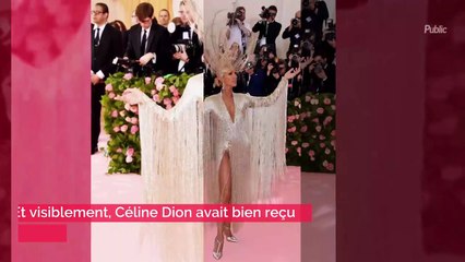 Etincelante et extravagante, le look déjanté de Céline Dion au MET Gala