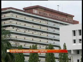 DUN Negeri Sembilan tamat tempoh