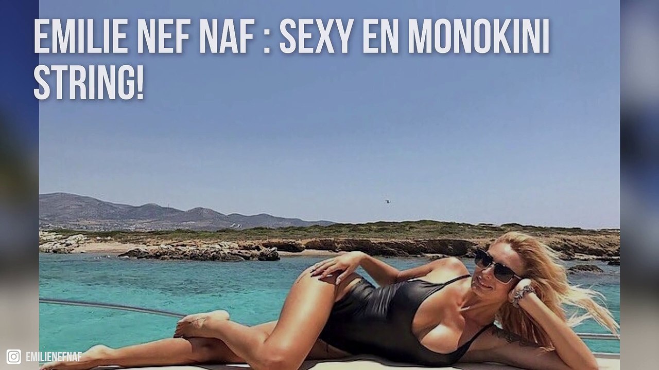 Emilie Nef Naf : sexy en monokini string!