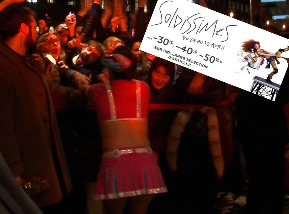 Exclu vidéo : les incroyables Soldissimes des Galeries Lafayette Paris avec le groupe Airnadette !