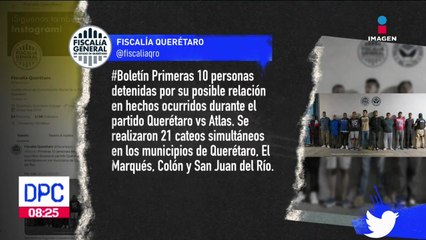 Detienen a 10 personas por posible relación con tragedia en estadio La Corregidora