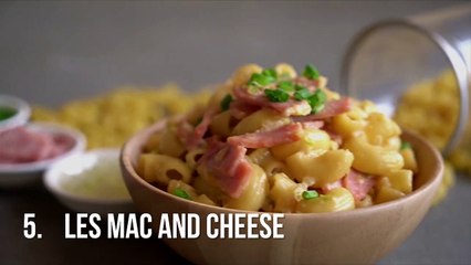 TOP 5 DES PLATS POUR LES FANS DE FROMAGE
