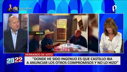 De Soto: "He sido ingenuo en creer que Castillo anunciaría los otros compromisos y no lo hizo"