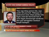 Kecewa aksi hambar Harimau Malaya