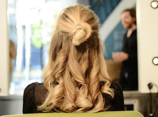 Tuto Coiffure Saint Valentin : Le half bun glamour