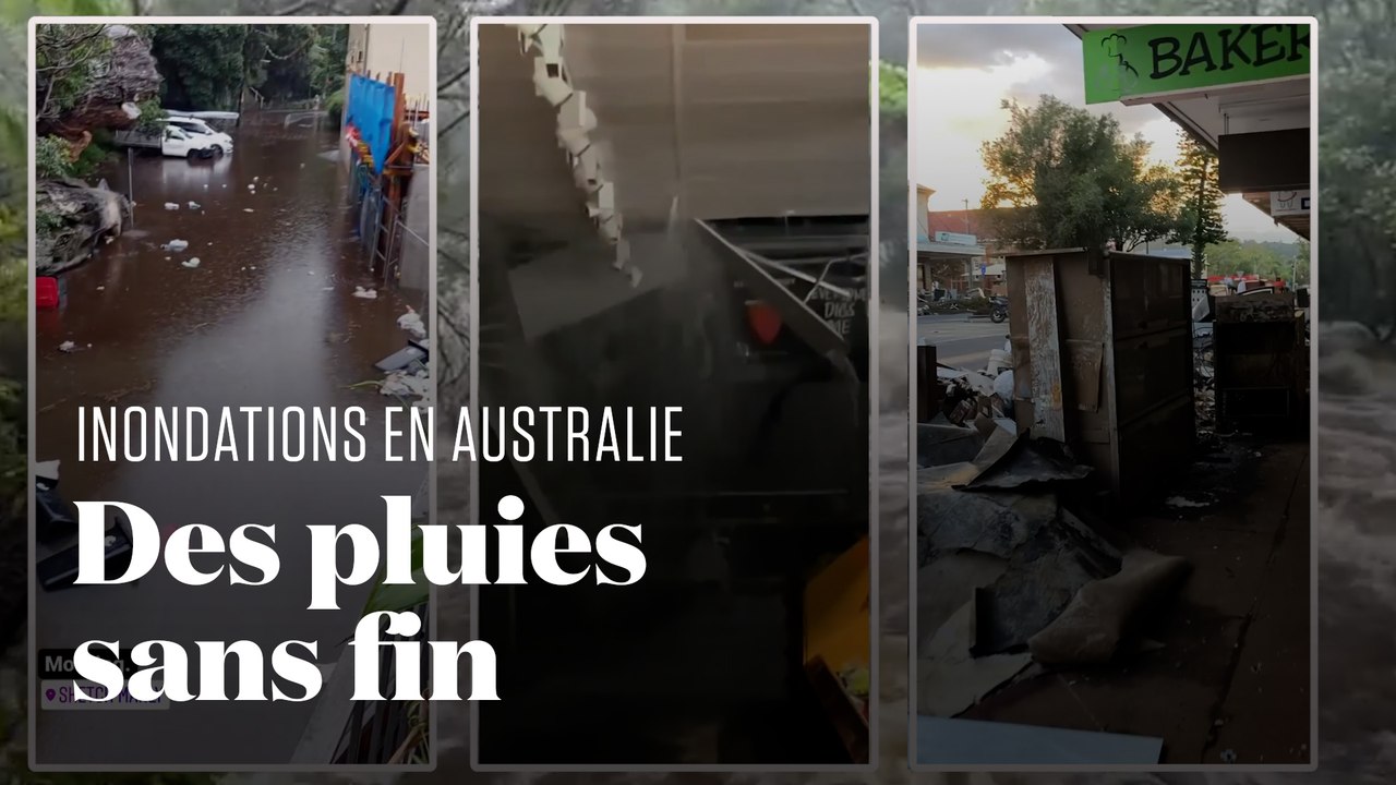 Australie : les images impressionnantes des inondations qui frappent Sydney et la côte Est