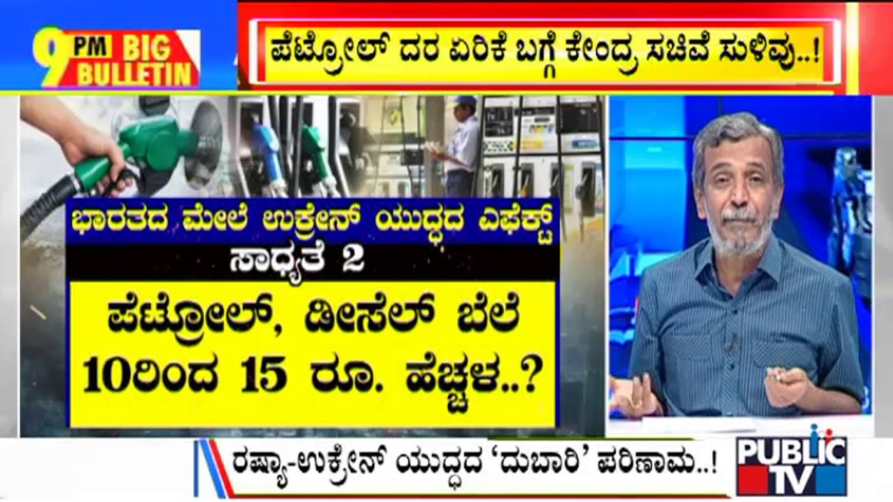 Big Bulletin | Cooking Oil Prices Spike In India Due To Russia-Ukraine Crisis | HR Ranganath | March 8, 2022