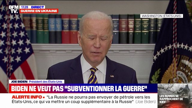 Joe Biden: Les États-Unis partageront la responsabilité de l'accueil des réfugiés ukrainiens