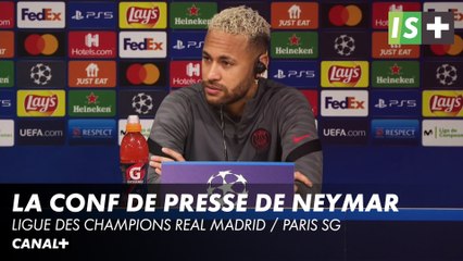 Revivez la conférence de presse de Neymar - Ligue des Champions Real Madrid / Paris SG J-1