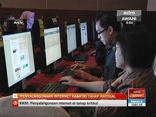 Penyalahgunaan internet hampiri tahap kritikal