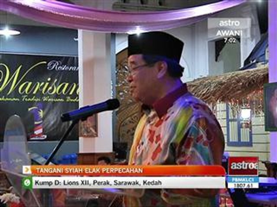 Tangani syiah elak perpecahan