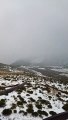 Serra da Estrela pintou-se hoje de branco