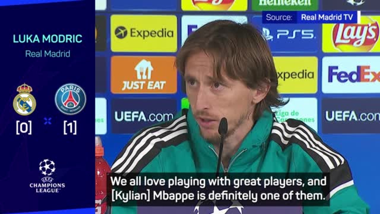 Modric admits desire to play with Mbappe in the future