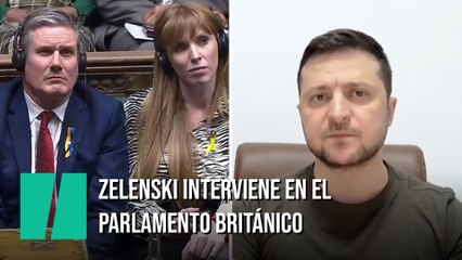 Zelenski interviene en el Parlamento británico