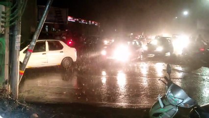 मेवाड़ के विभिन्न हिस्सों में बौछारें गिरी तो कई जगहों पर औलावृष्टि